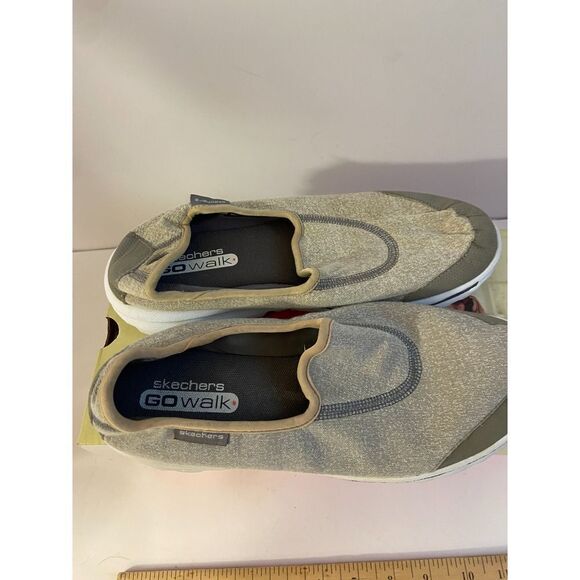 Skeckers go walk loafer comfort shoes size 7.5 gray # 13510 - Picture 2 of 3